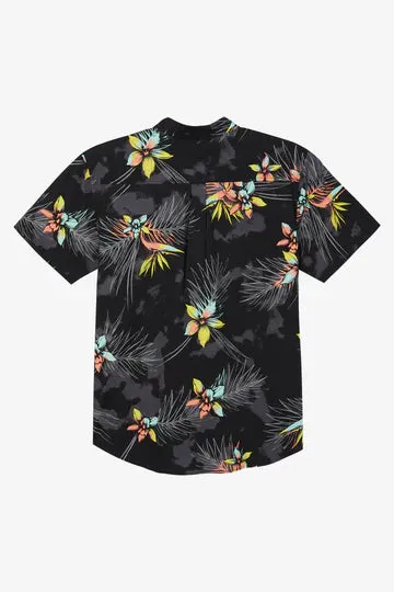 O'Neill Quiver Stretch SS Standard Shirt-Black