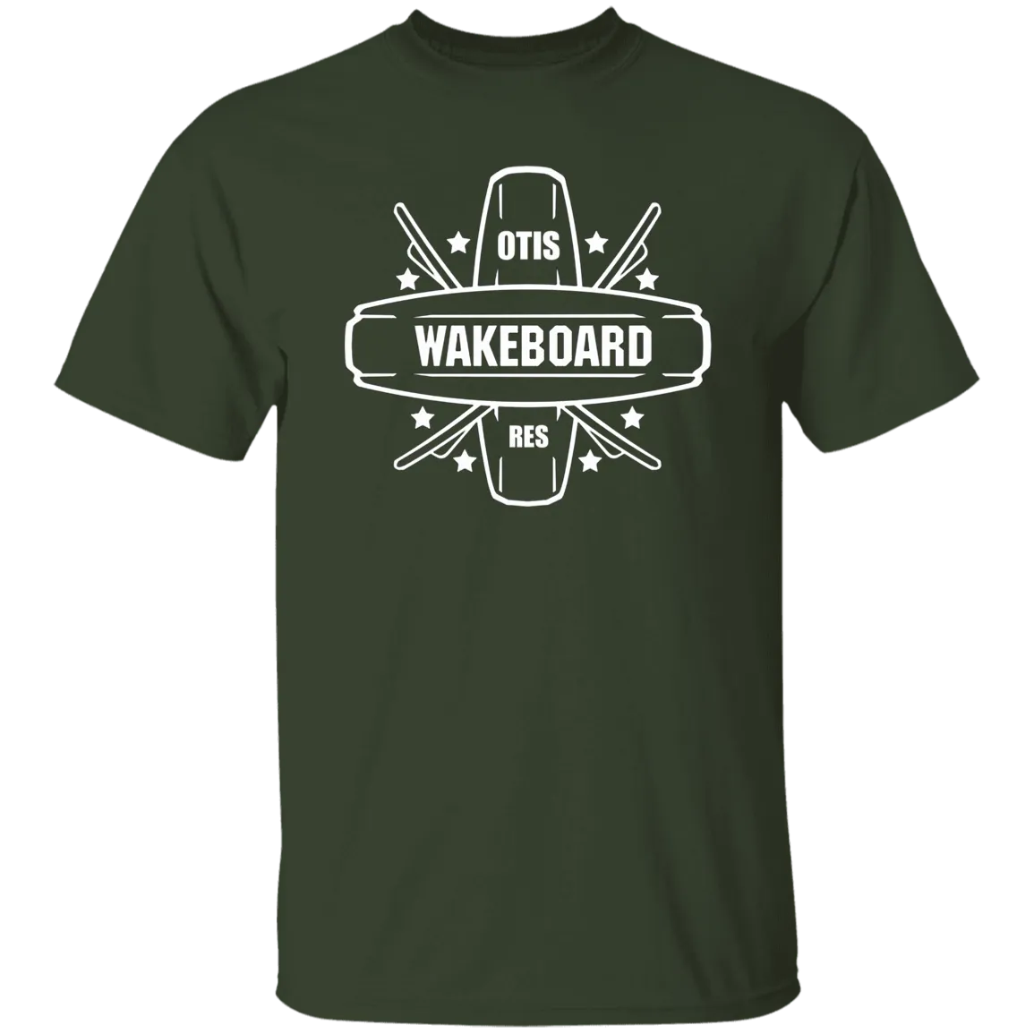 Otis Wake Board White Print T-Shirt