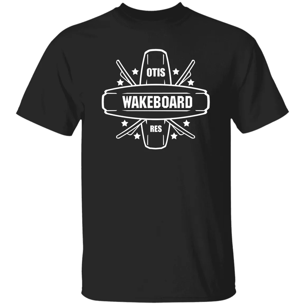 Otis Wake Board White Print T-Shirt