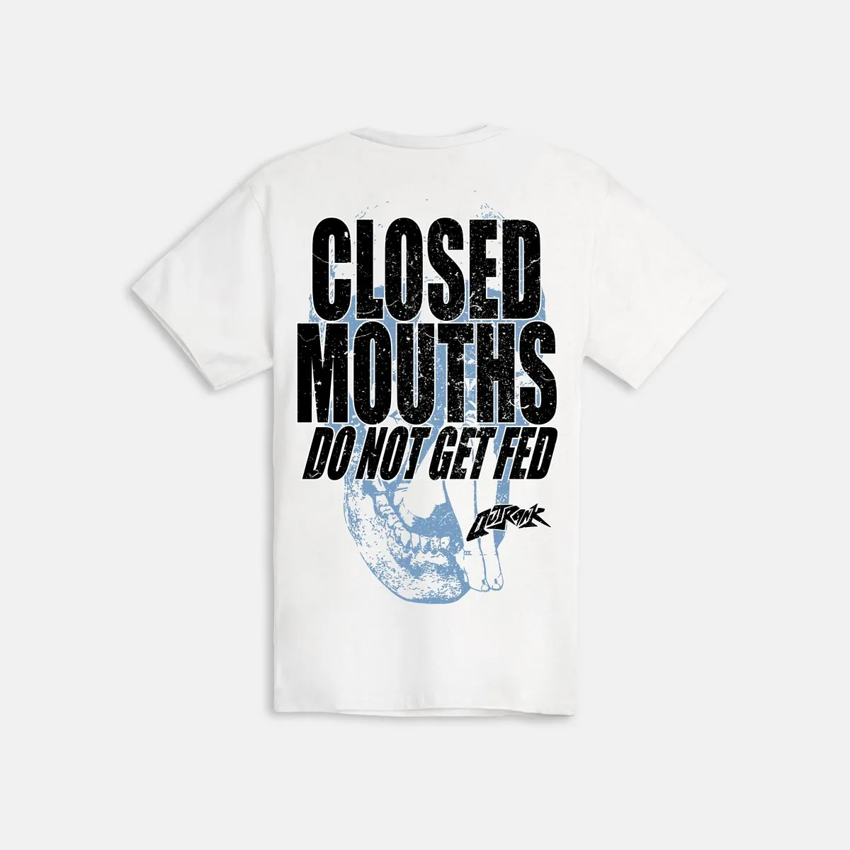 Outrank Closed Mouths Tee (White)