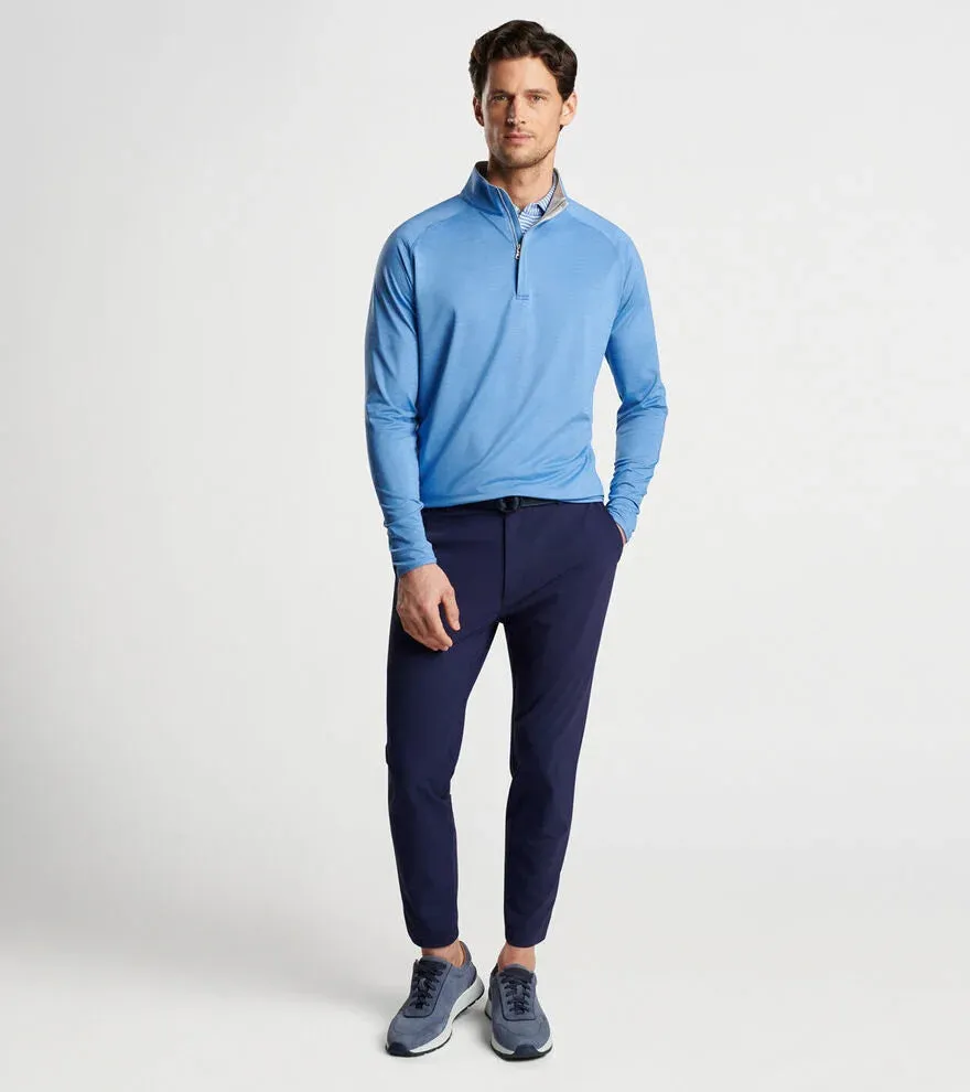 Peter Millar Stealth Performance Quarter-Zip - Brook Blue