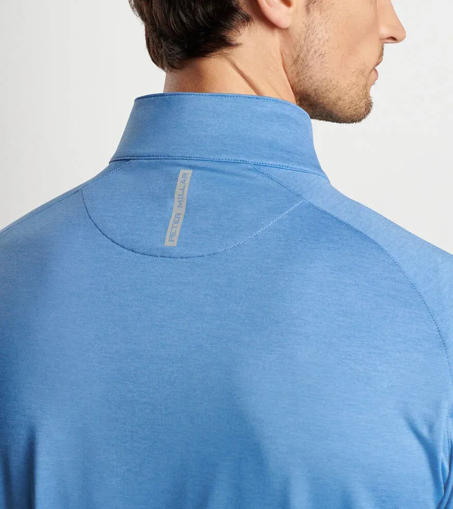 Peter Millar Stealth Performance Quarter-Zip - Brook Blue