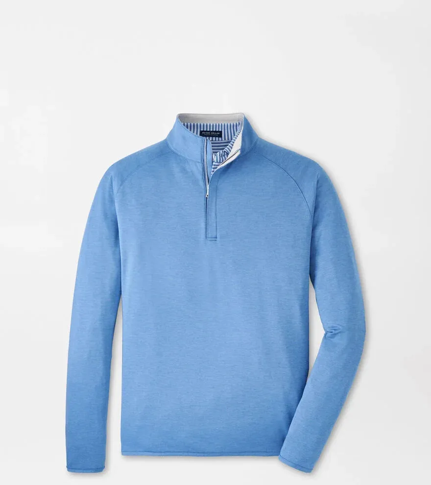 Peter Millar Stealth Performance Quarter-Zip - Brook Blue