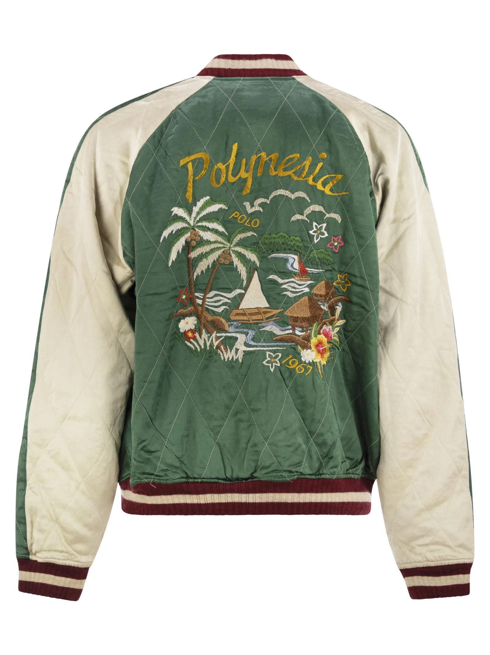 Polo Ralph Lauren broderad satinjacka