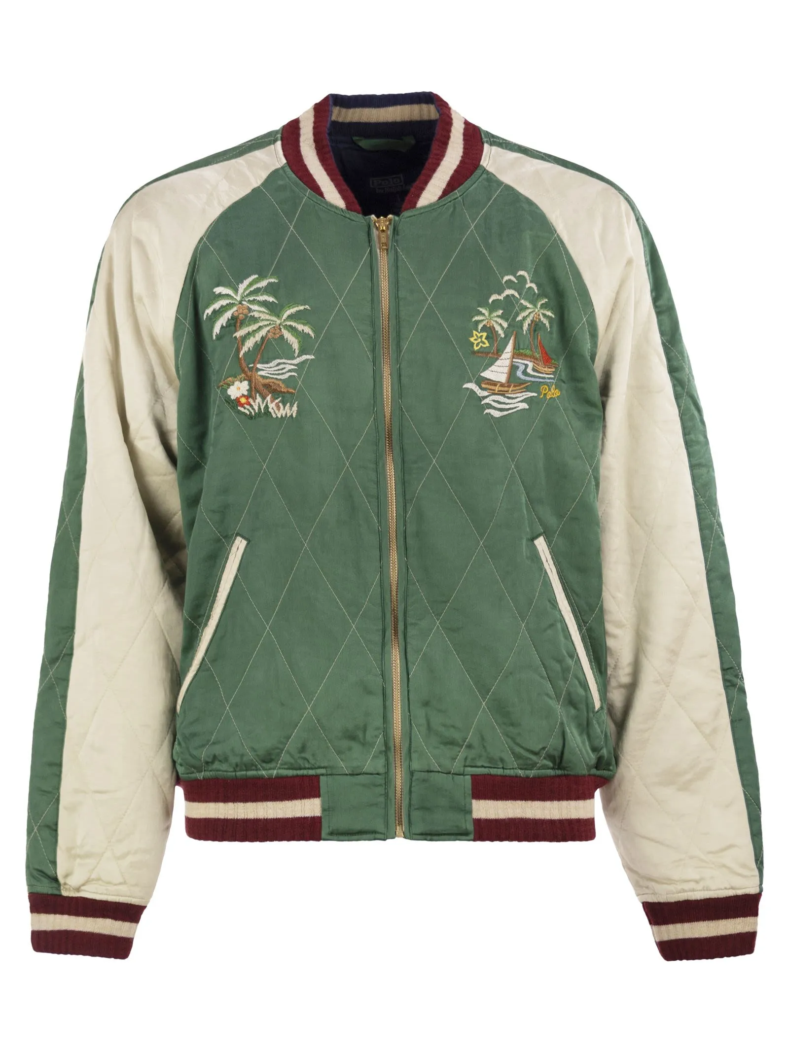 Polo Ralph Lauren broderad satinjacka