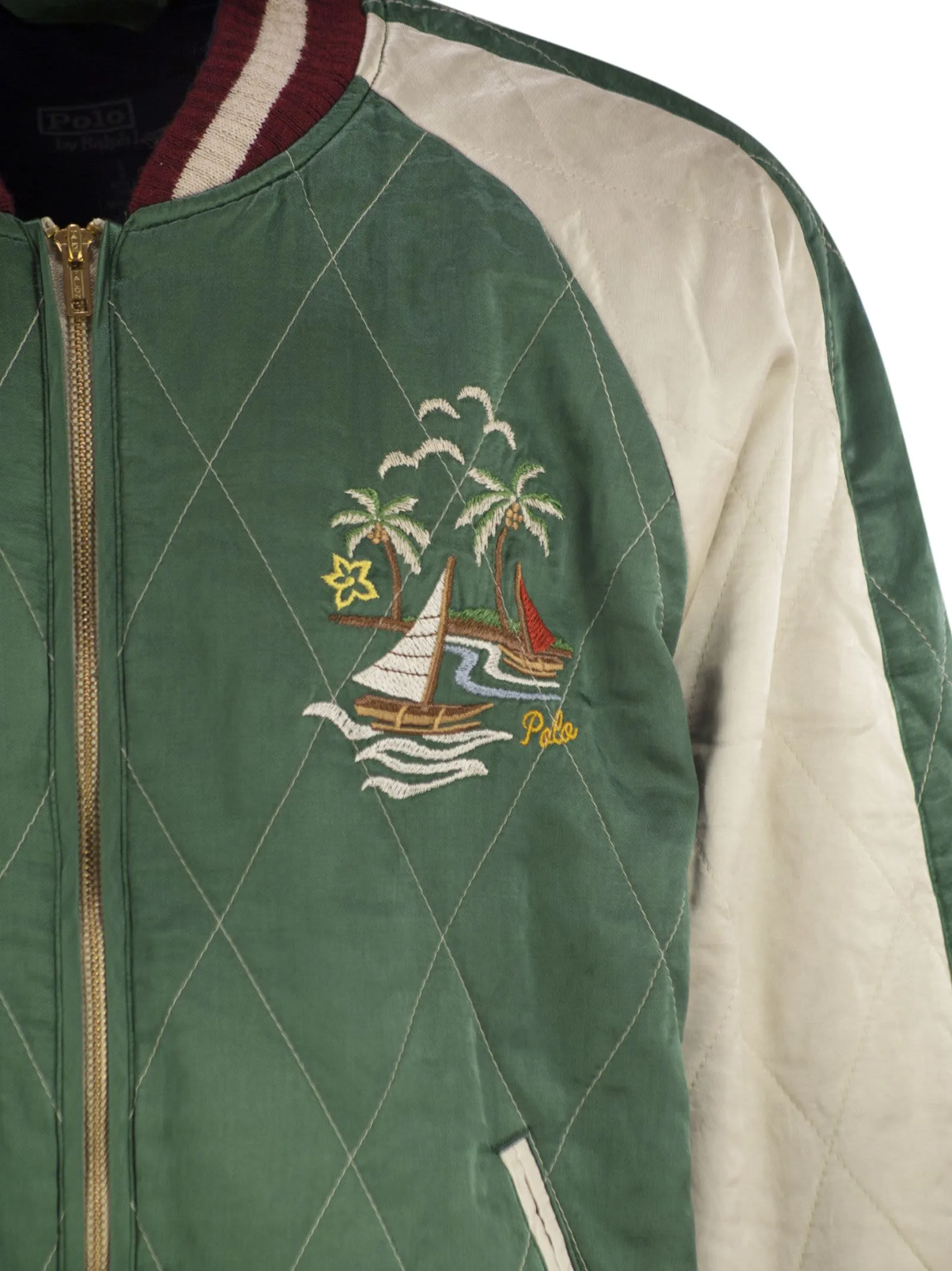 Polo Ralph Lauren broderad satinjacka
