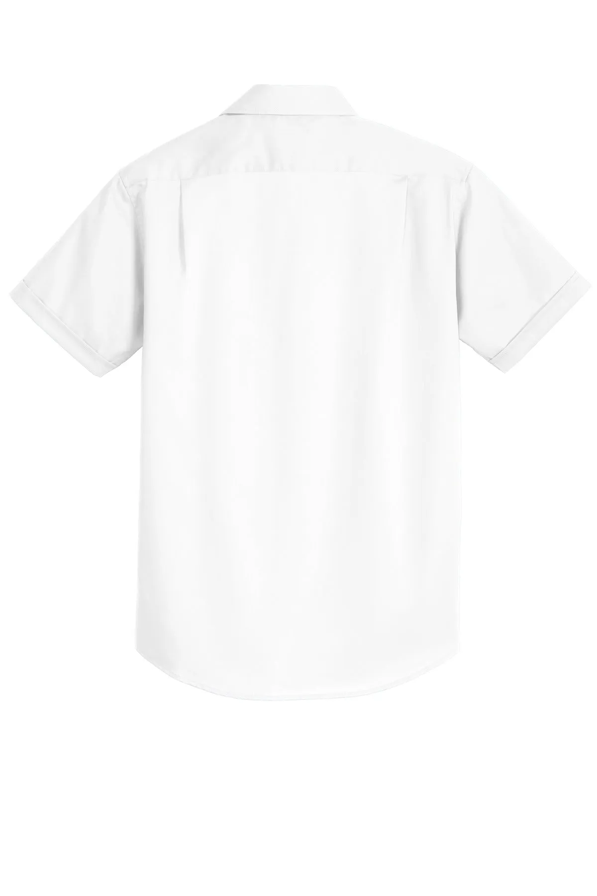 Port Authority Short Sleeve SuperPro Twill Shirt. S664 White