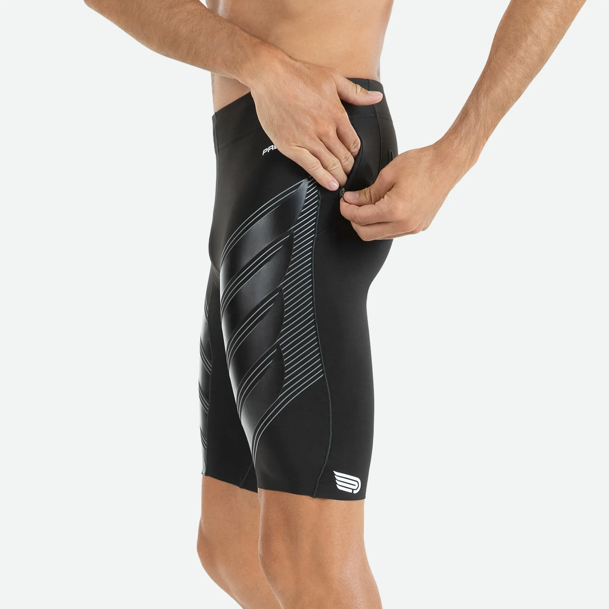 Pressio Men's Power Run Compression Short