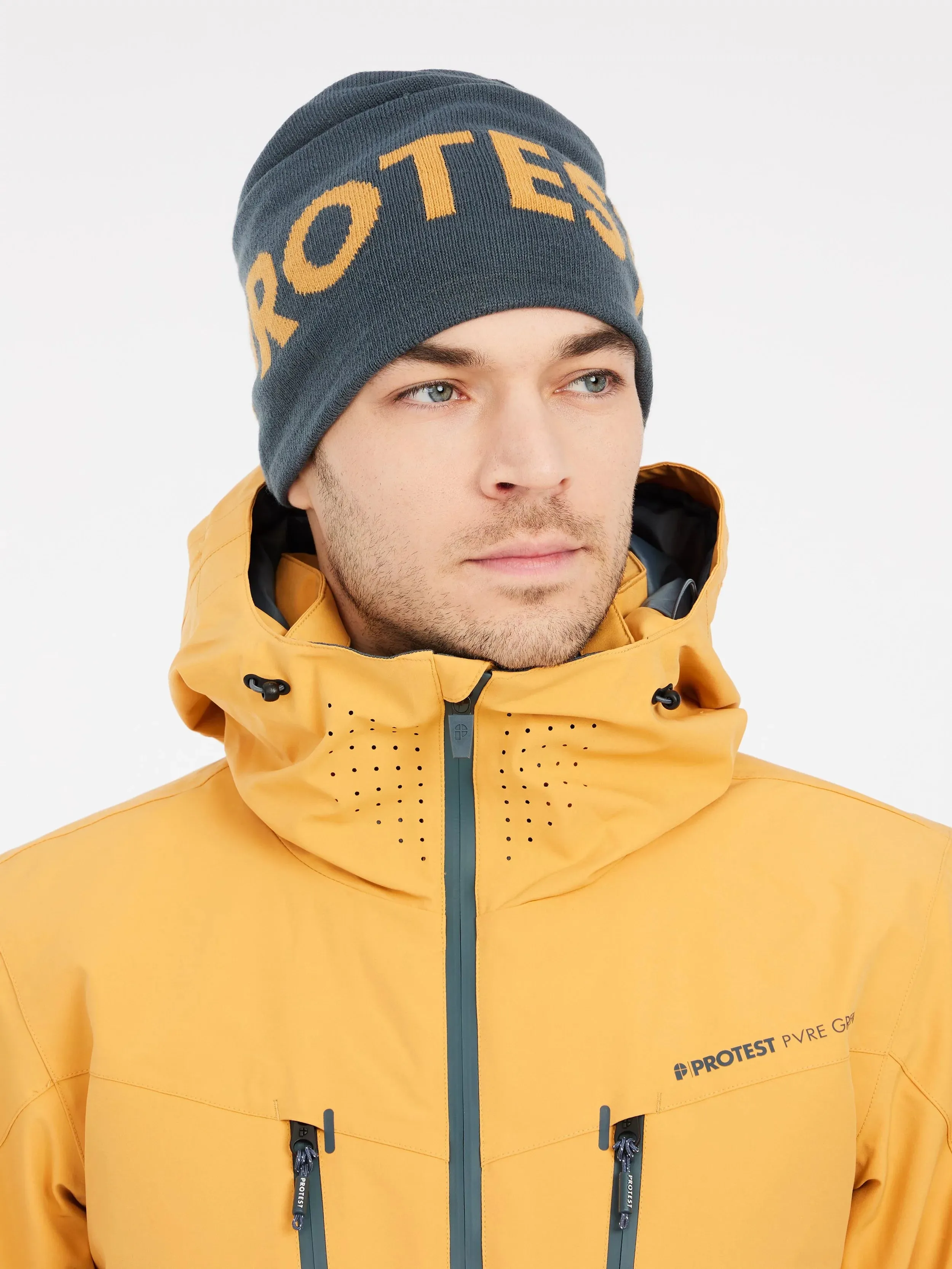 Protest Timothy Jacket Mens 2025 Cab Yellow