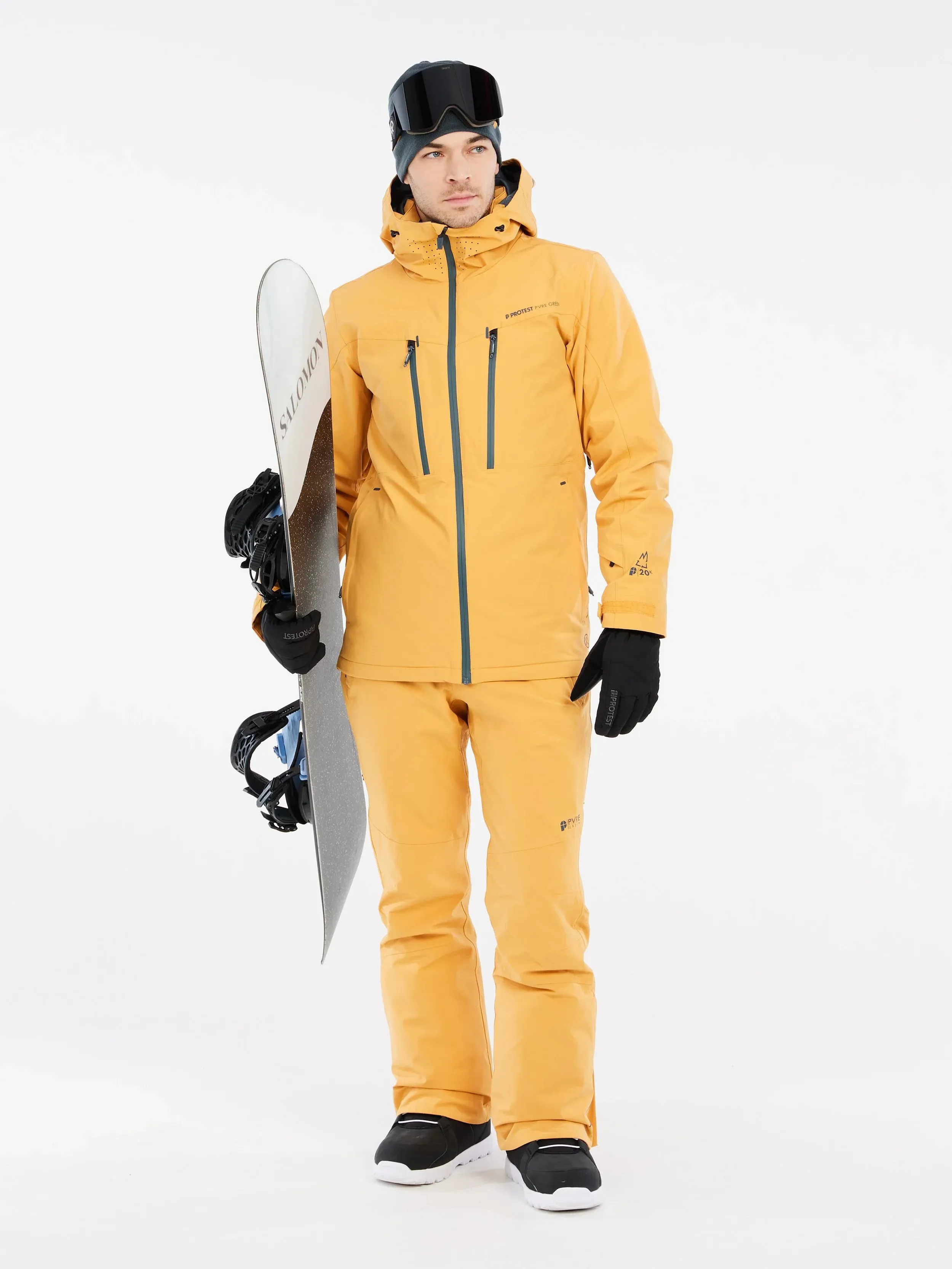 Protest Timothy Jacket Mens 2025 Cab Yellow