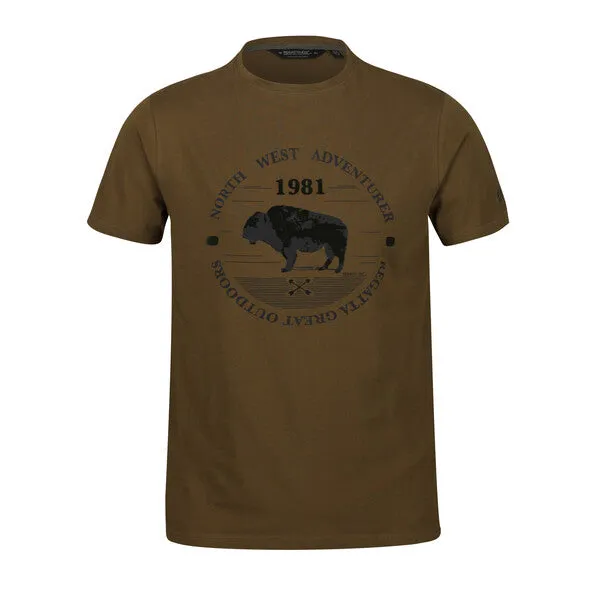 Regatta Men's Cline IV Graphic T-Shirt - Camo Green