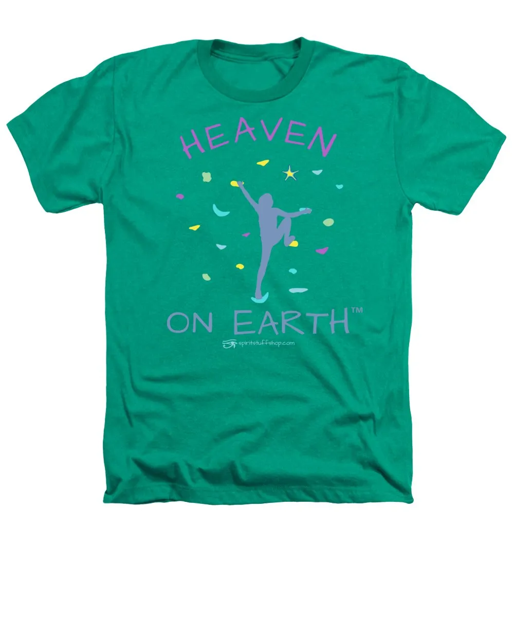 Rock Climbing Heaven On Earth - Heathers T-Shirt