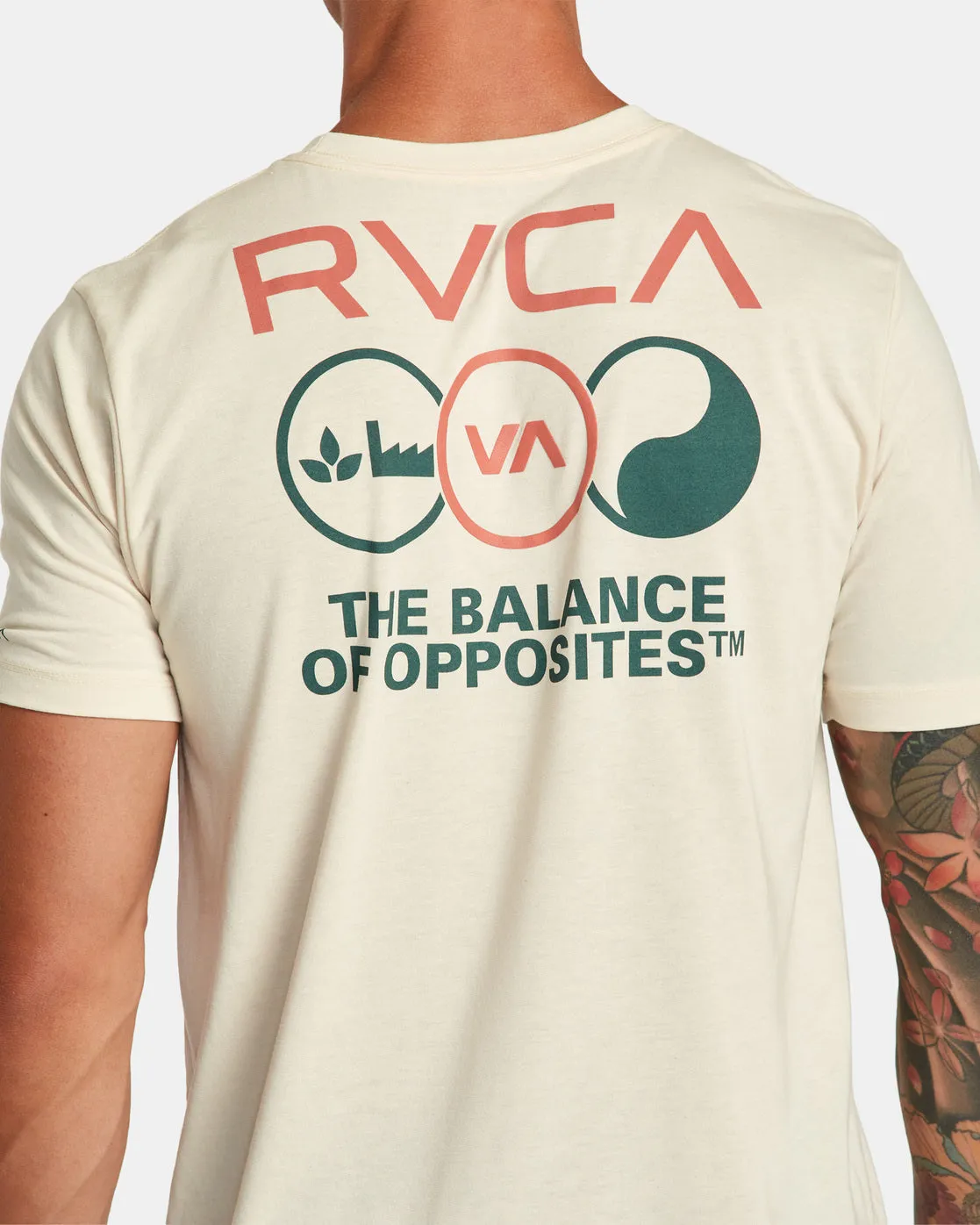 RVCA Mens Tri Balance Tee