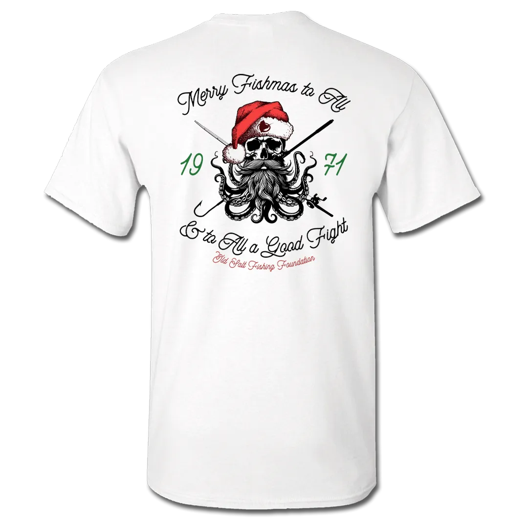 SantaPus - Unisex Short Sleeve Cotton Blend Tee