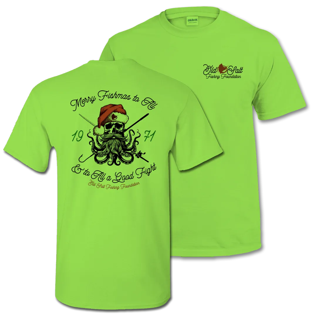 SantaPus - Unisex Short Sleeve Cotton Blend Tee