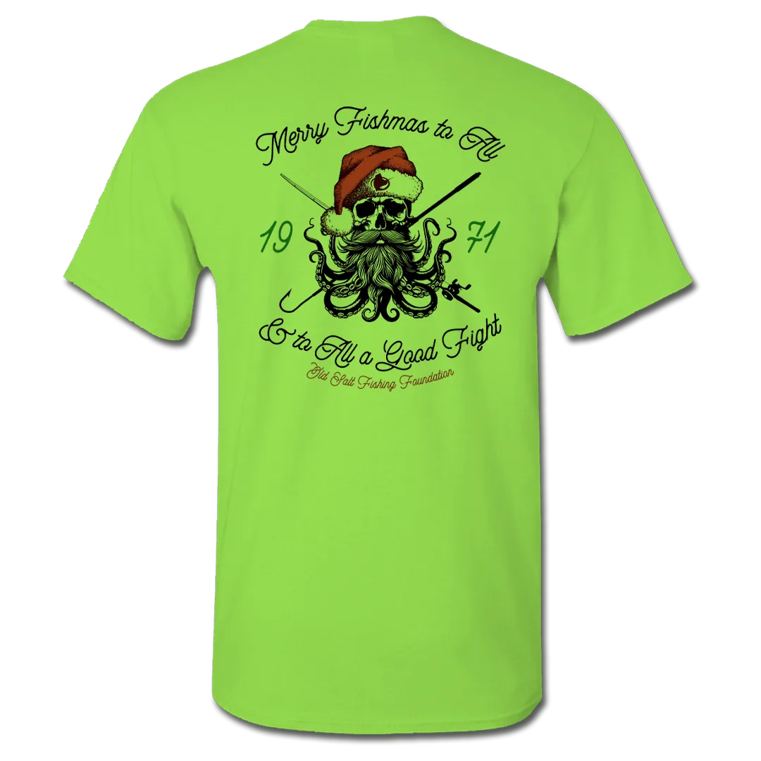 SantaPus - Unisex Short Sleeve Cotton Blend Tee