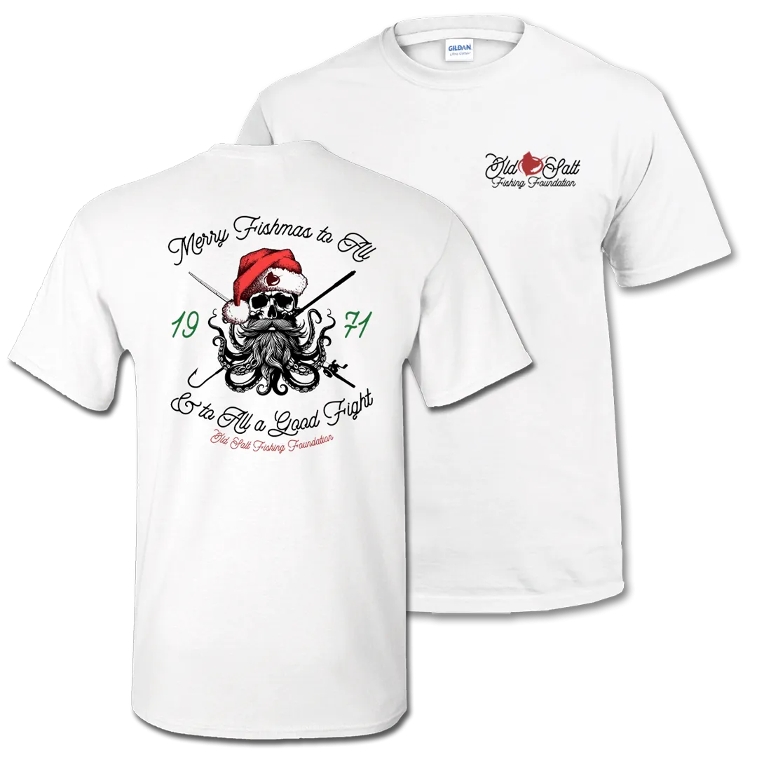 SantaPus - Unisex Short Sleeve Cotton Blend Tee