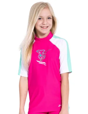 Short Sleeve Rash Guard - Poppy