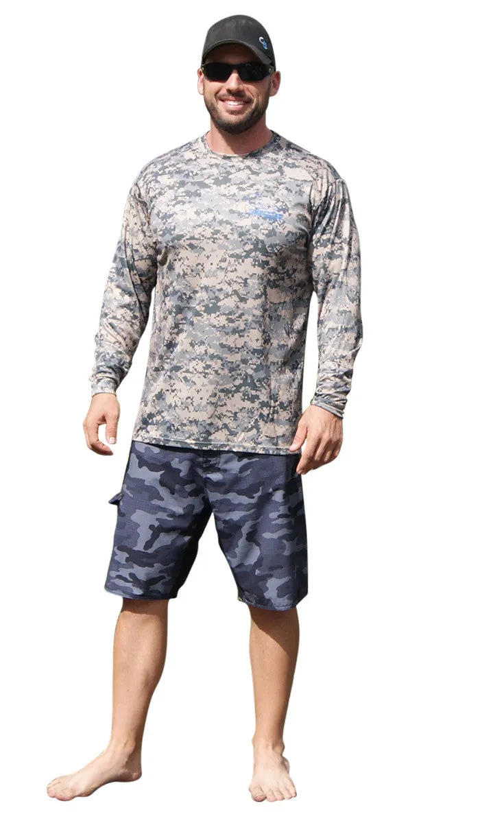Signature Series Sand Digital Camo UPF Long Sleeve Shirt