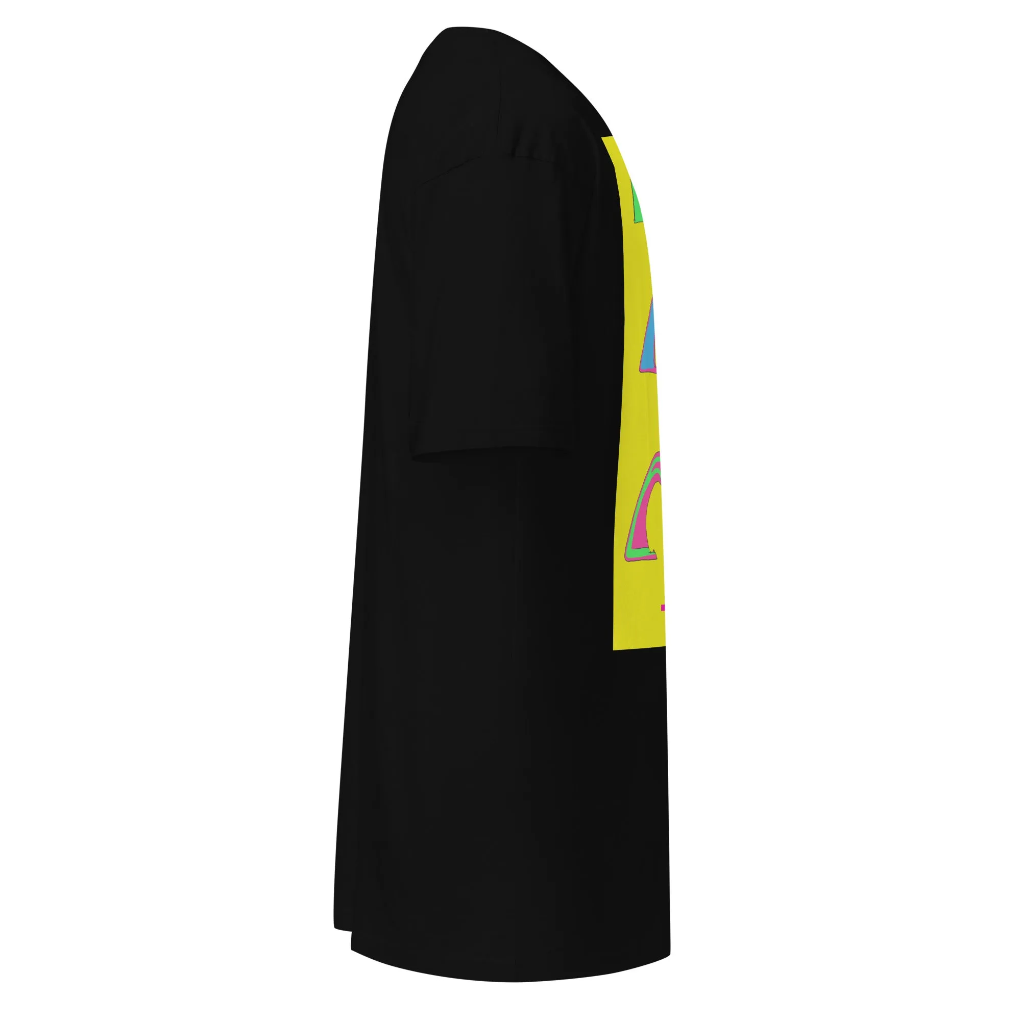 Single Fin Yellow T-Shirt | Draw Lines with Style