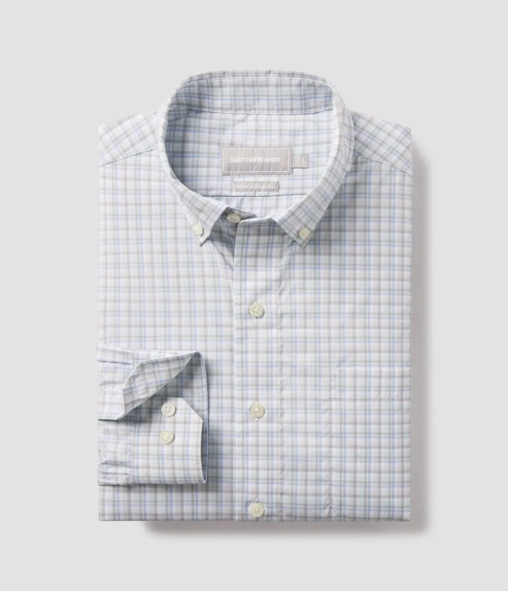 Southern Shirt Company Brookside Plaid in Moonlight