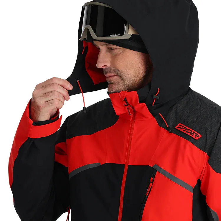 Spyder Leader Jacket Mens Volcano