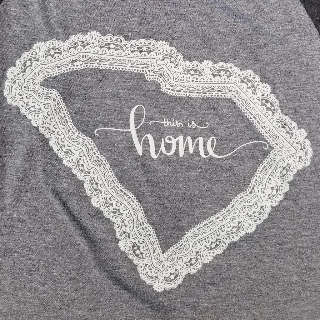 State of Lace - South Carolina Baseball Tee