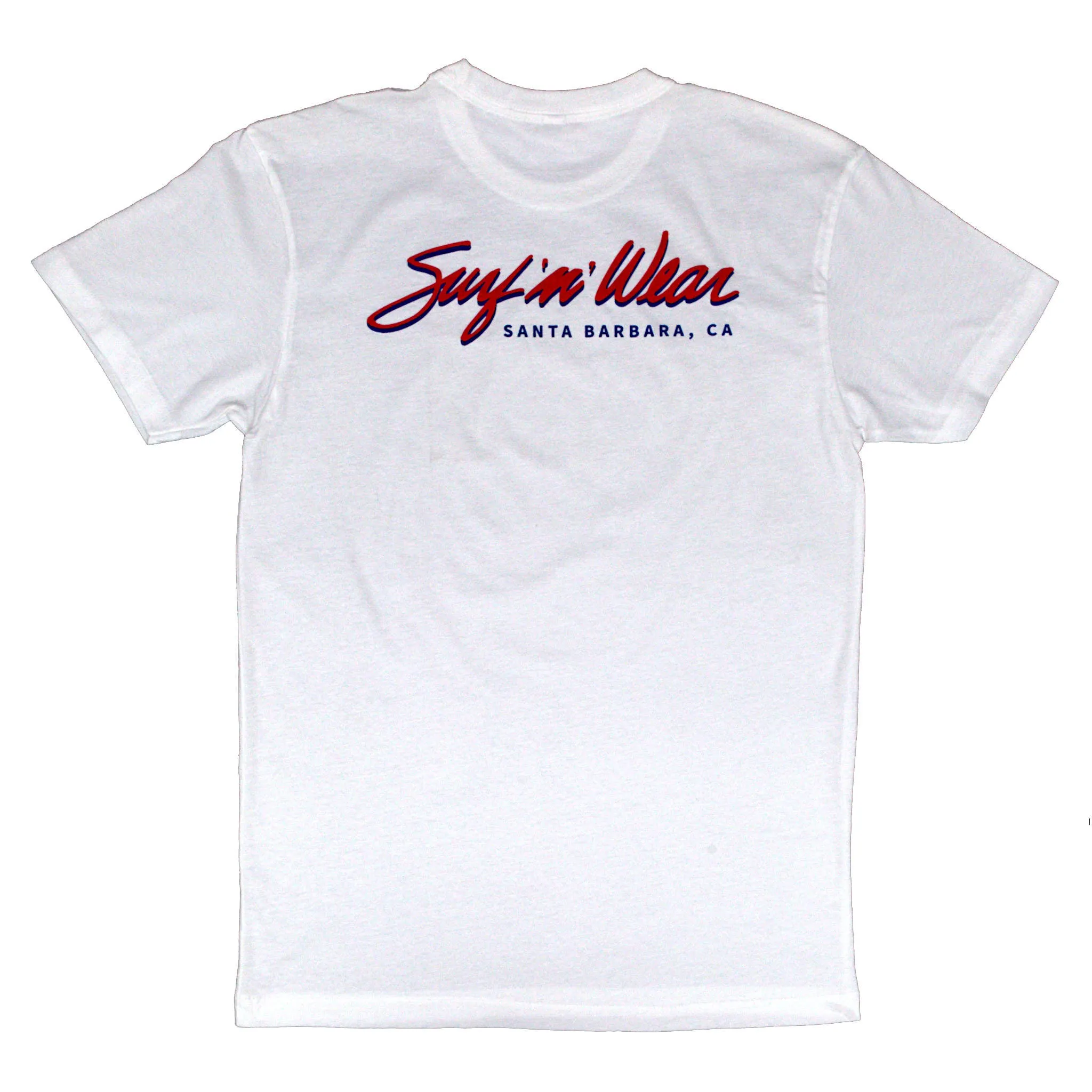 Surf N' Wear Script Short Sleeve T-Shirt - White