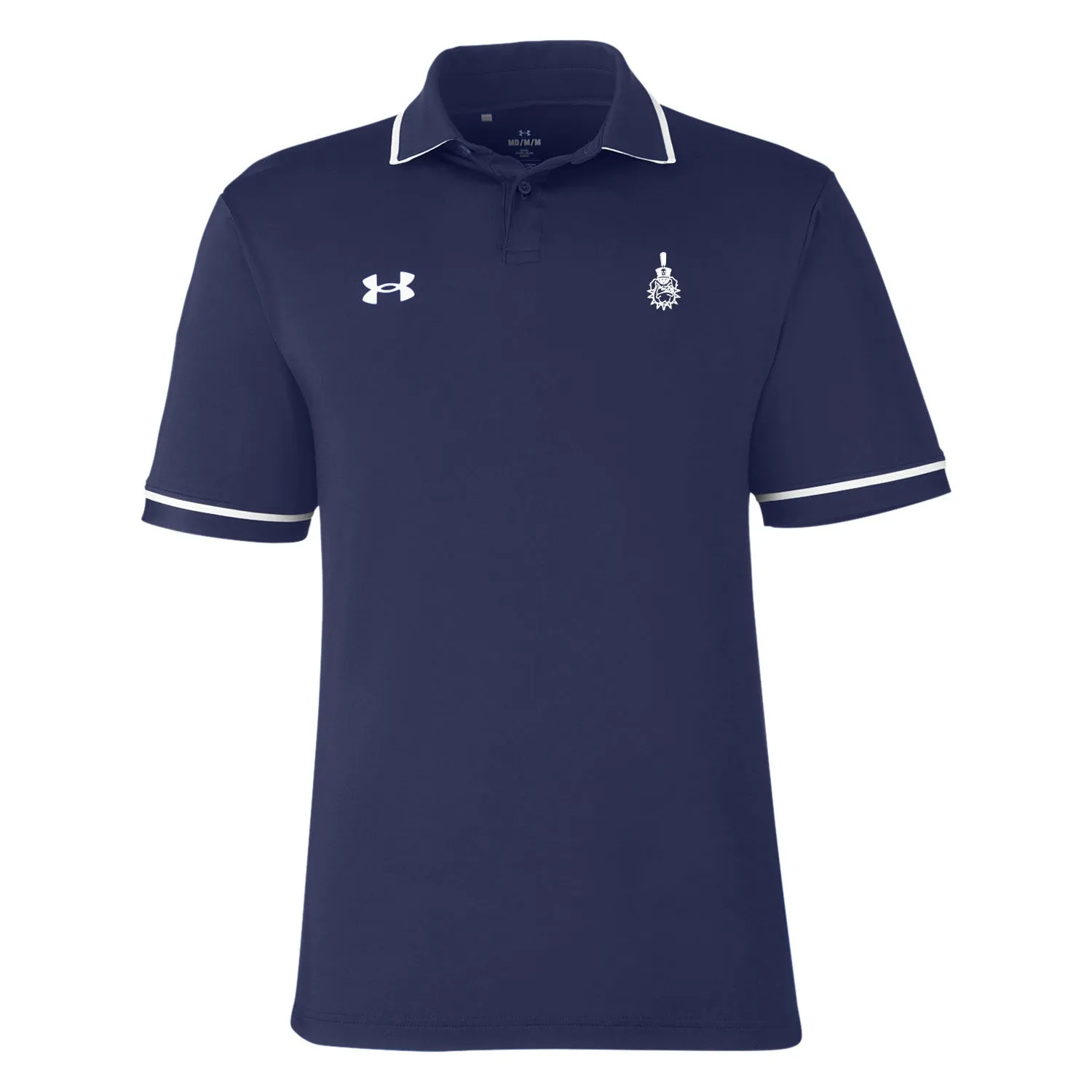 The Citadel, Spike logo, Under Armour Men's Tipped Teams Performance Polo