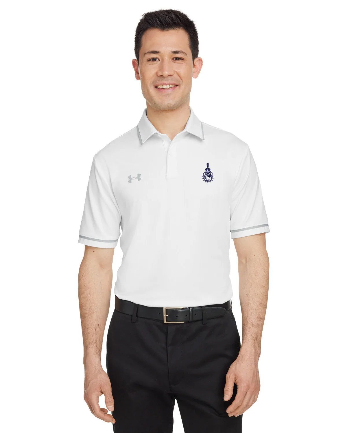 The Citadel, Spike logo, Under Armour Men's Tipped Teams Performance Polo