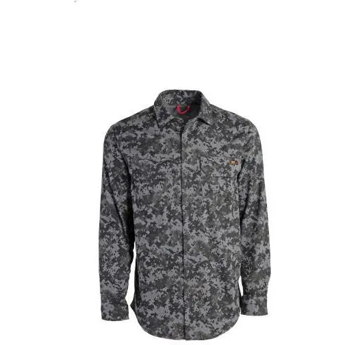 Timberland Pro Men's FR Cotton Core Work Shirt - Black Print - TB0A236VT51