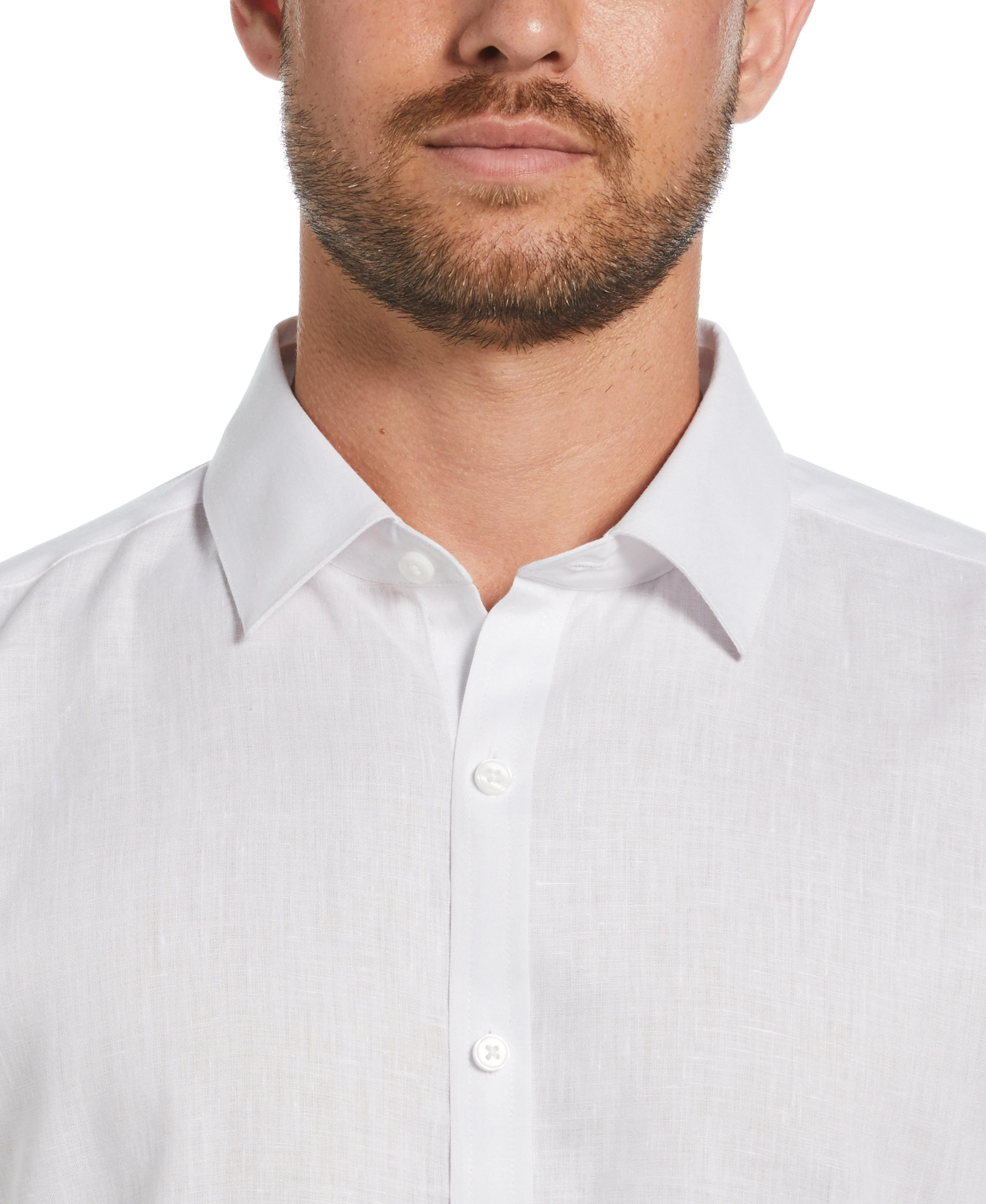 Travelselect™ Linen-Blend Long Sleeve Shirt