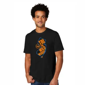 TRI the WILDWOODS Men's Triblend Tee - Black - State