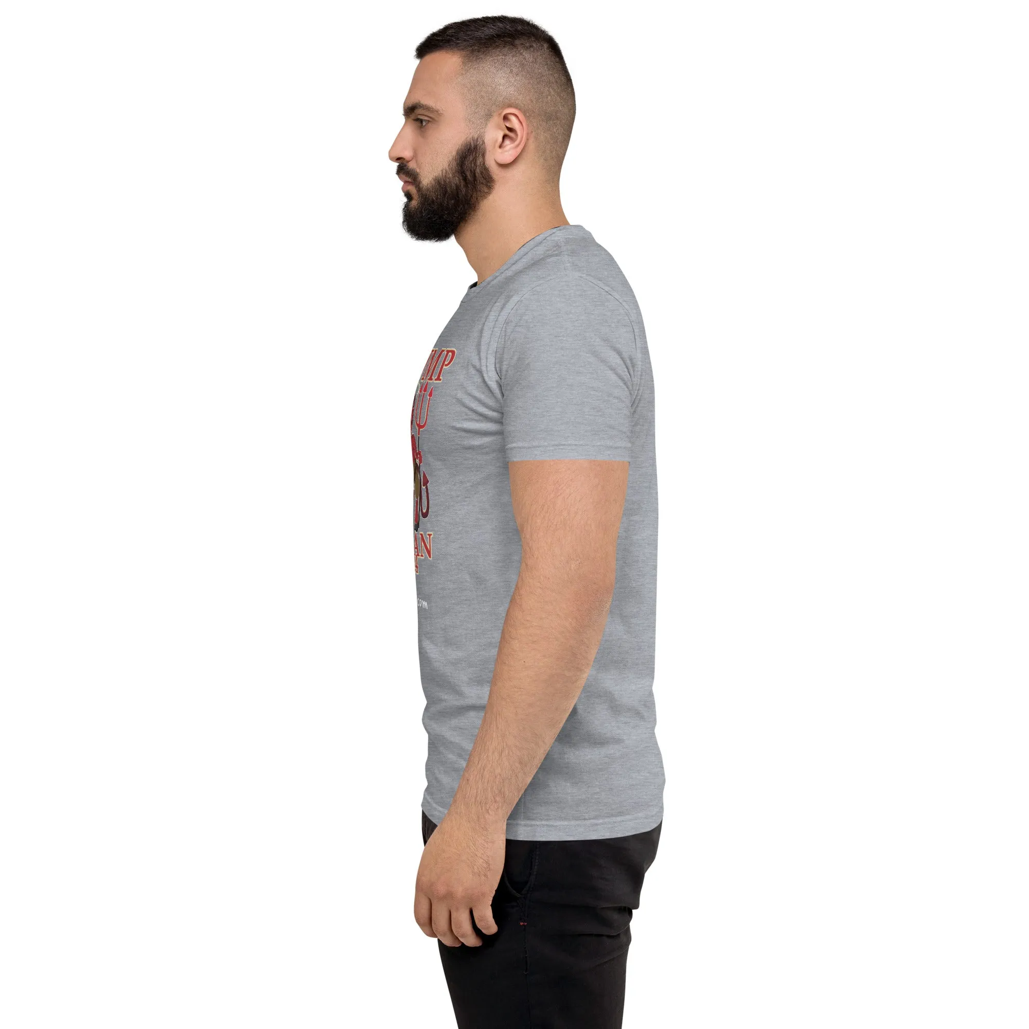 TRUMP/Satan Men's Fitted Short Sleeve T-shirt