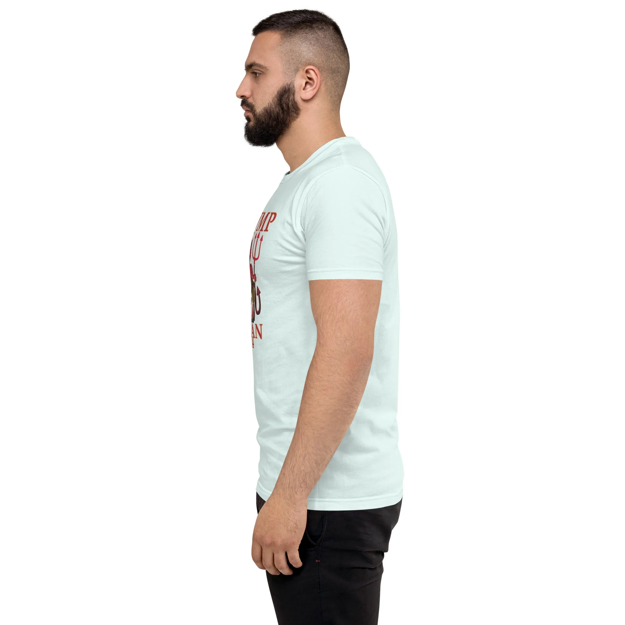 TRUMP/Satan Men's Fitted Short Sleeve T-shirt