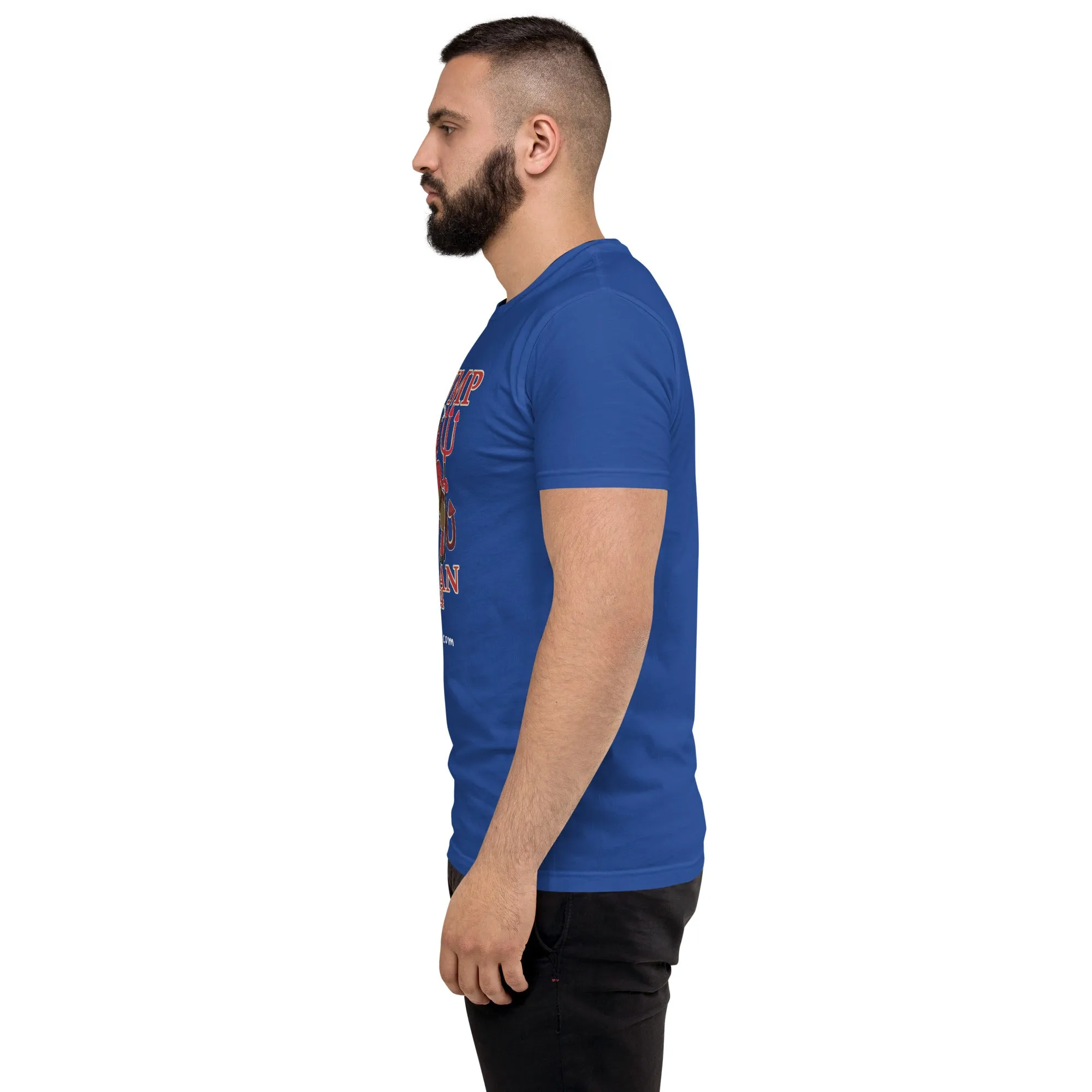 TRUMP/Satan Men's Fitted Short Sleeve T-shirt