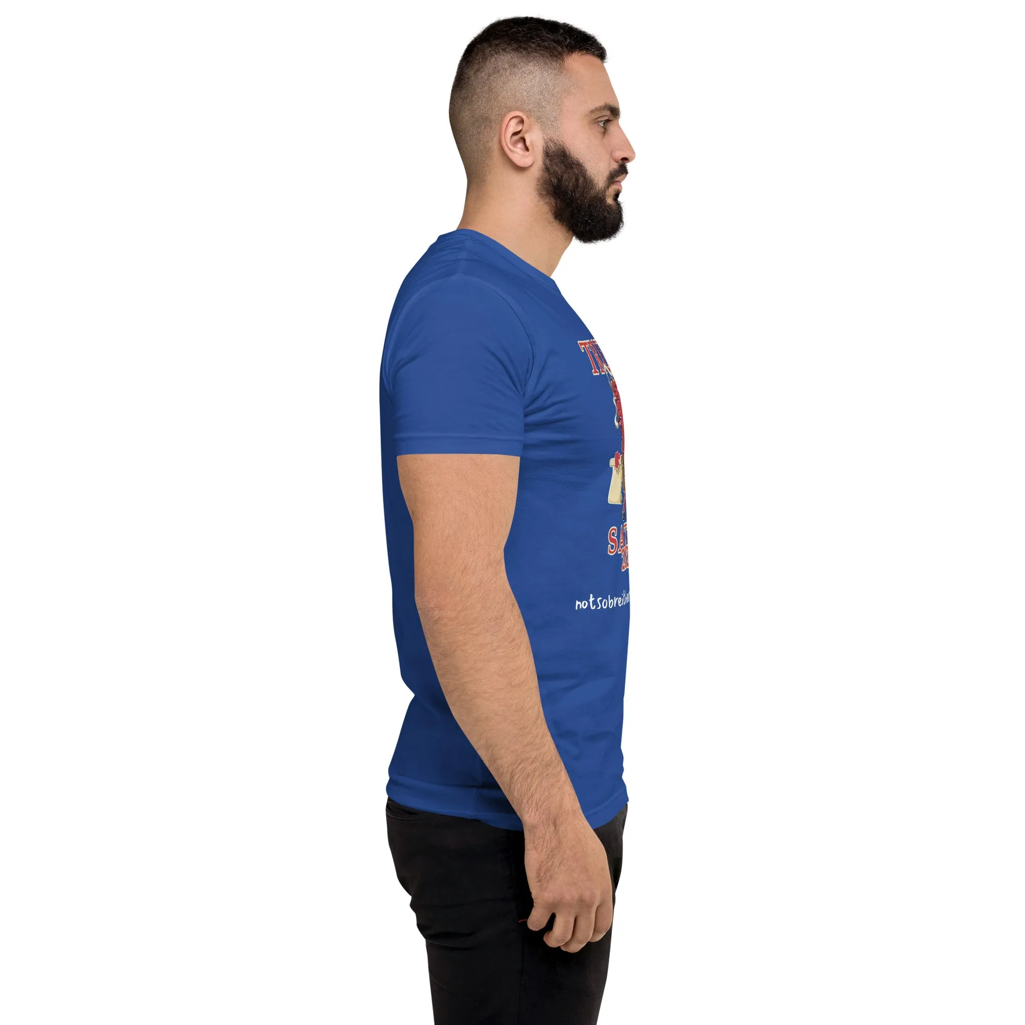 TRUMP/Satan Men's Fitted Short Sleeve T-shirt