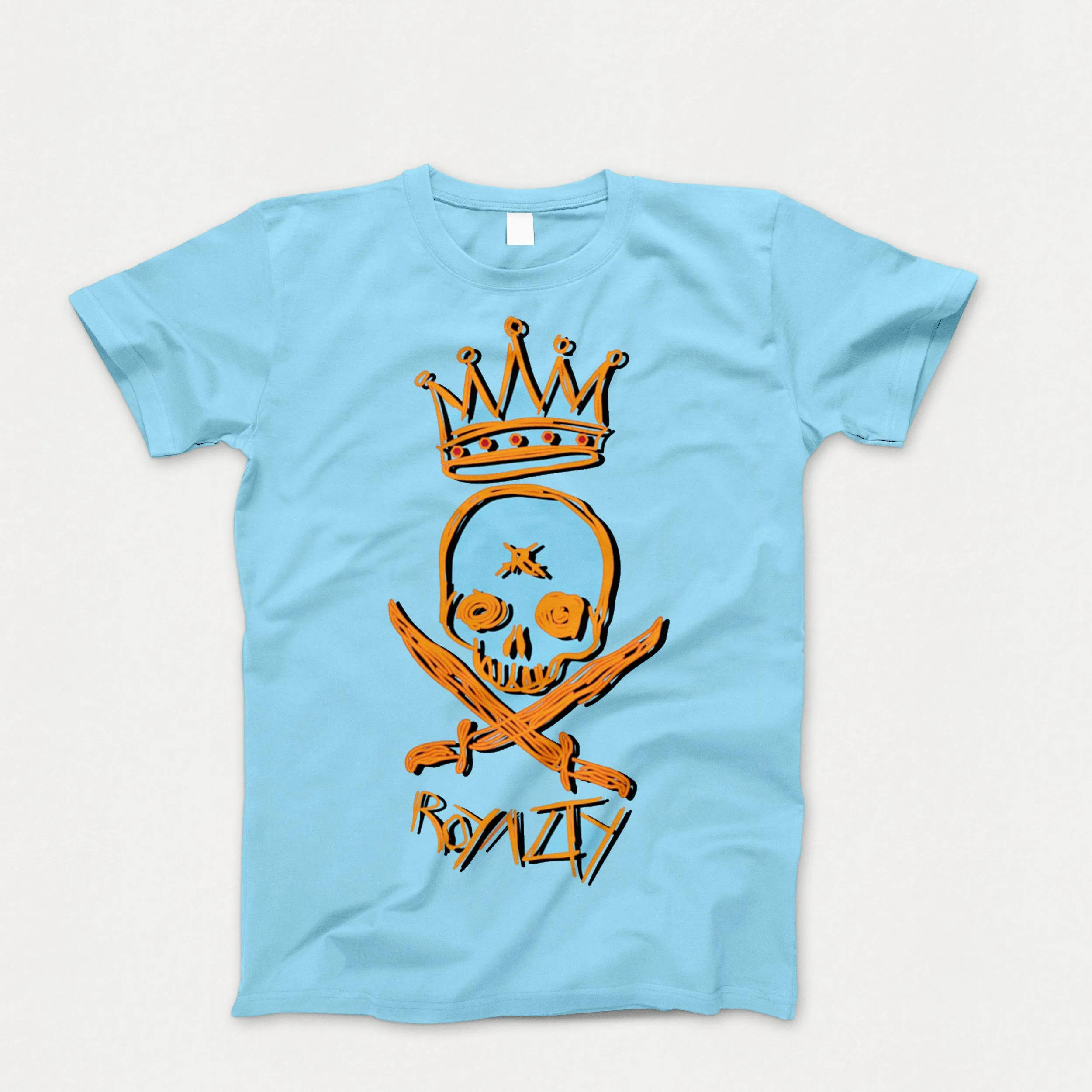 Unisex Adult Royalty Skull Tee Shirt