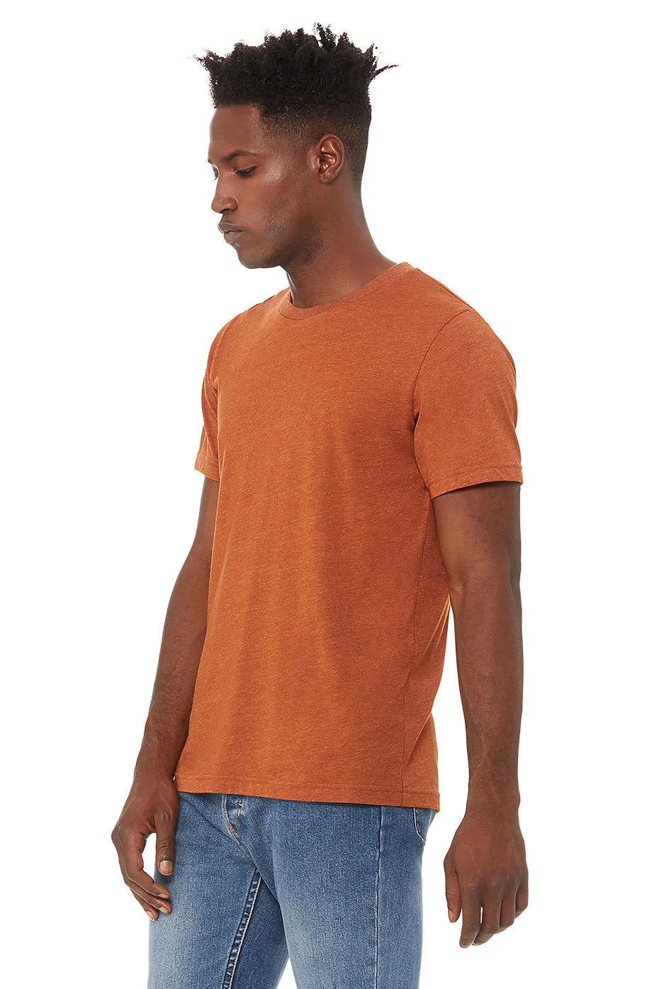 Unisex heather short sleeve tee