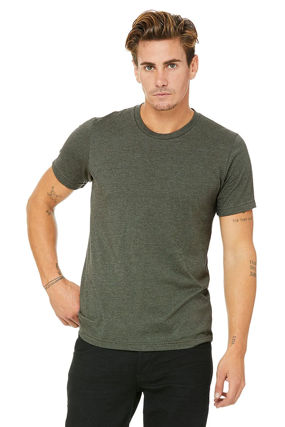 Unisex heather short sleeve tee
