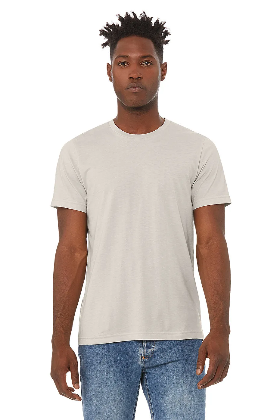 Unisex heather short sleeve tee