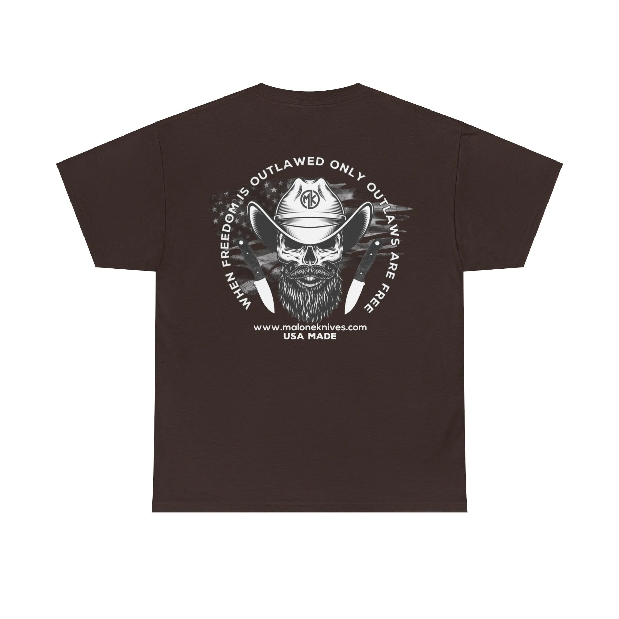 Unisex Heavy Cotton Tee - Outlaw Cowboy