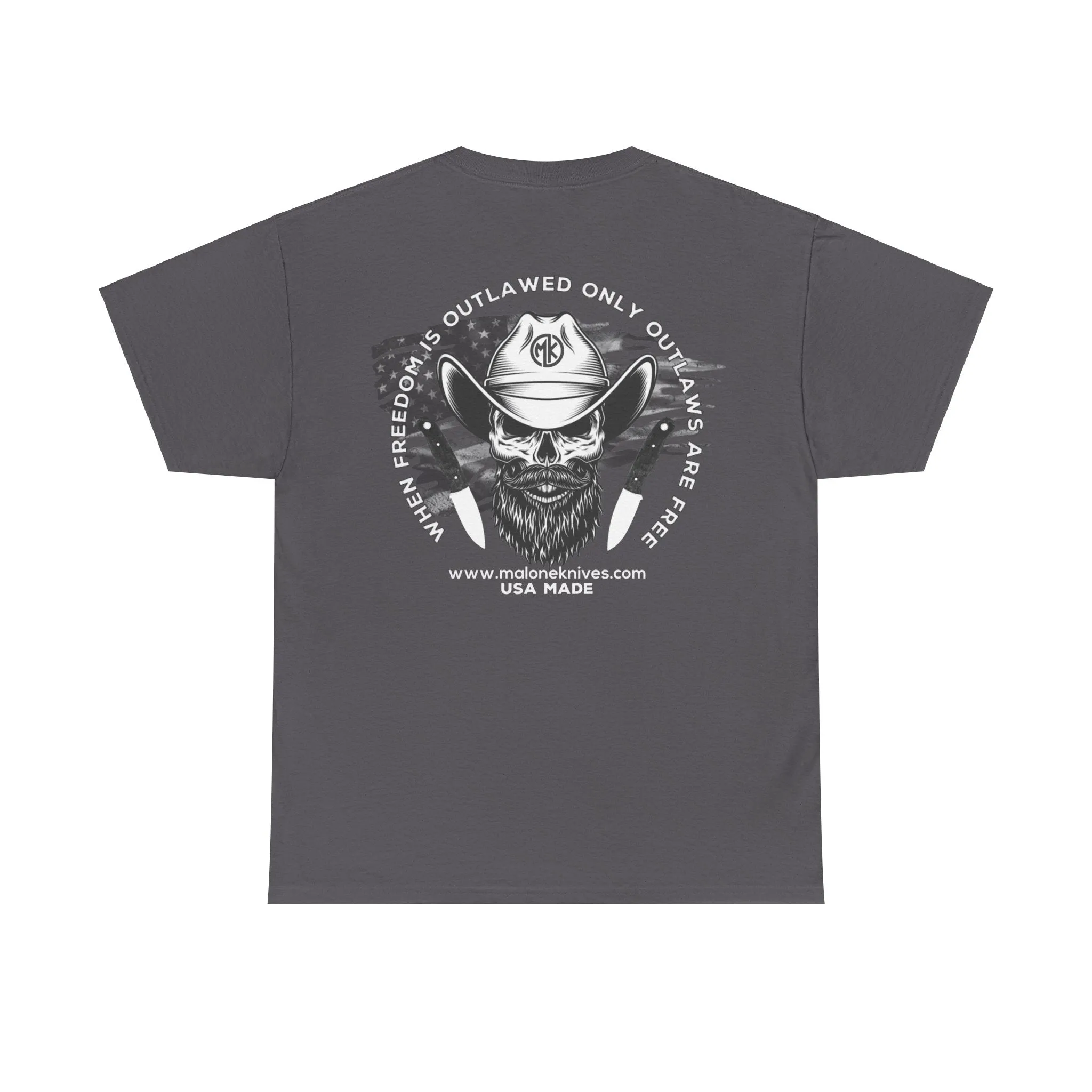 Unisex Heavy Cotton Tee - Outlaw Cowboy