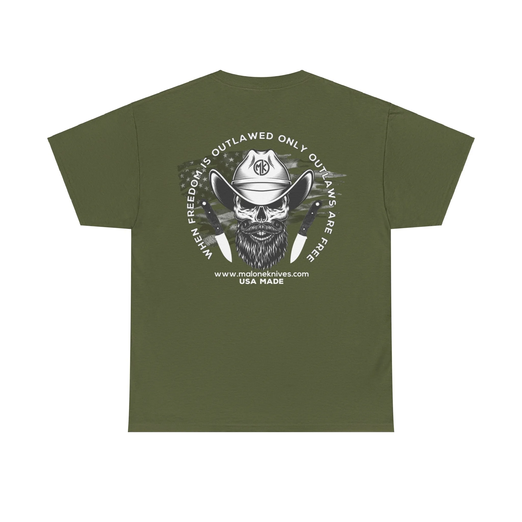 Unisex Heavy Cotton Tee - Outlaw Cowboy