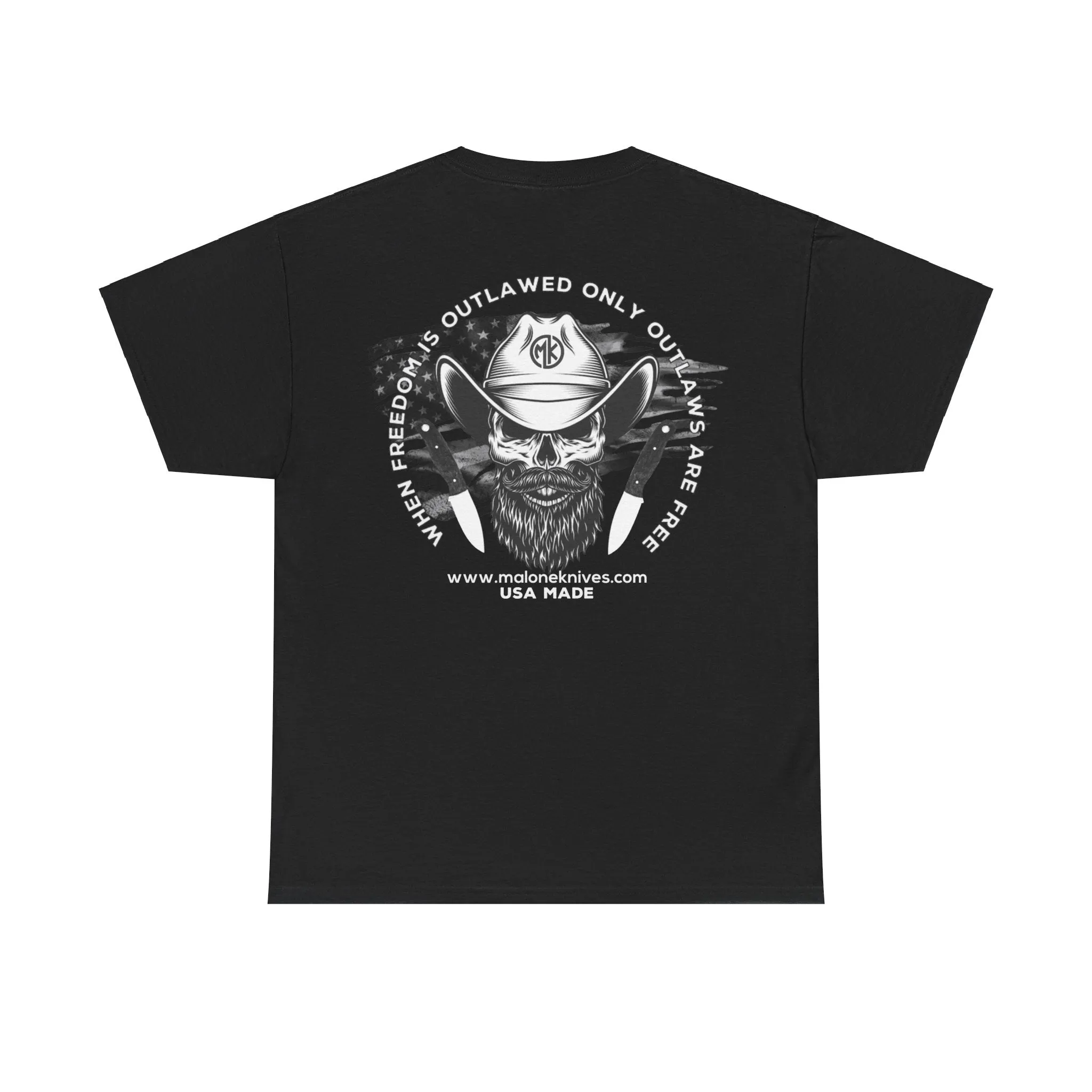 Unisex Heavy Cotton Tee - Outlaw Cowboy