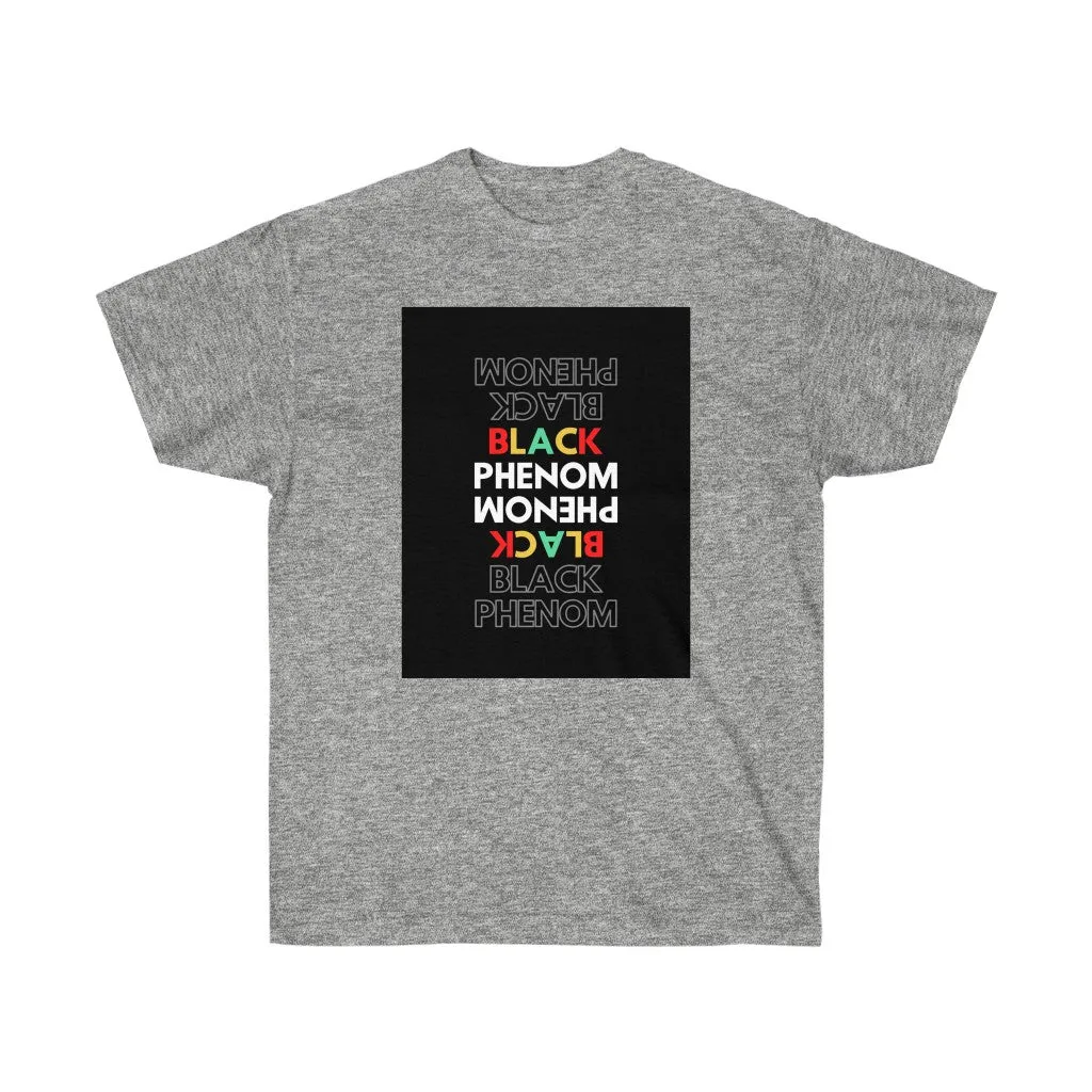 Unisex Ultra Cotton Tee (Black Love Rocks Original Design - Black Phenom)
