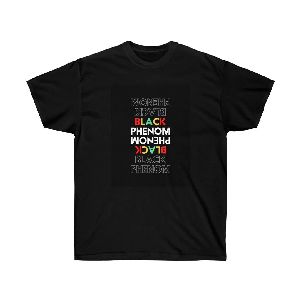 Unisex Ultra Cotton Tee (Black Love Rocks Original Design - Black Phenom)