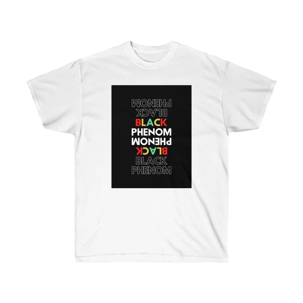 Unisex Ultra Cotton Tee (Black Love Rocks Original Design - Black Phenom)