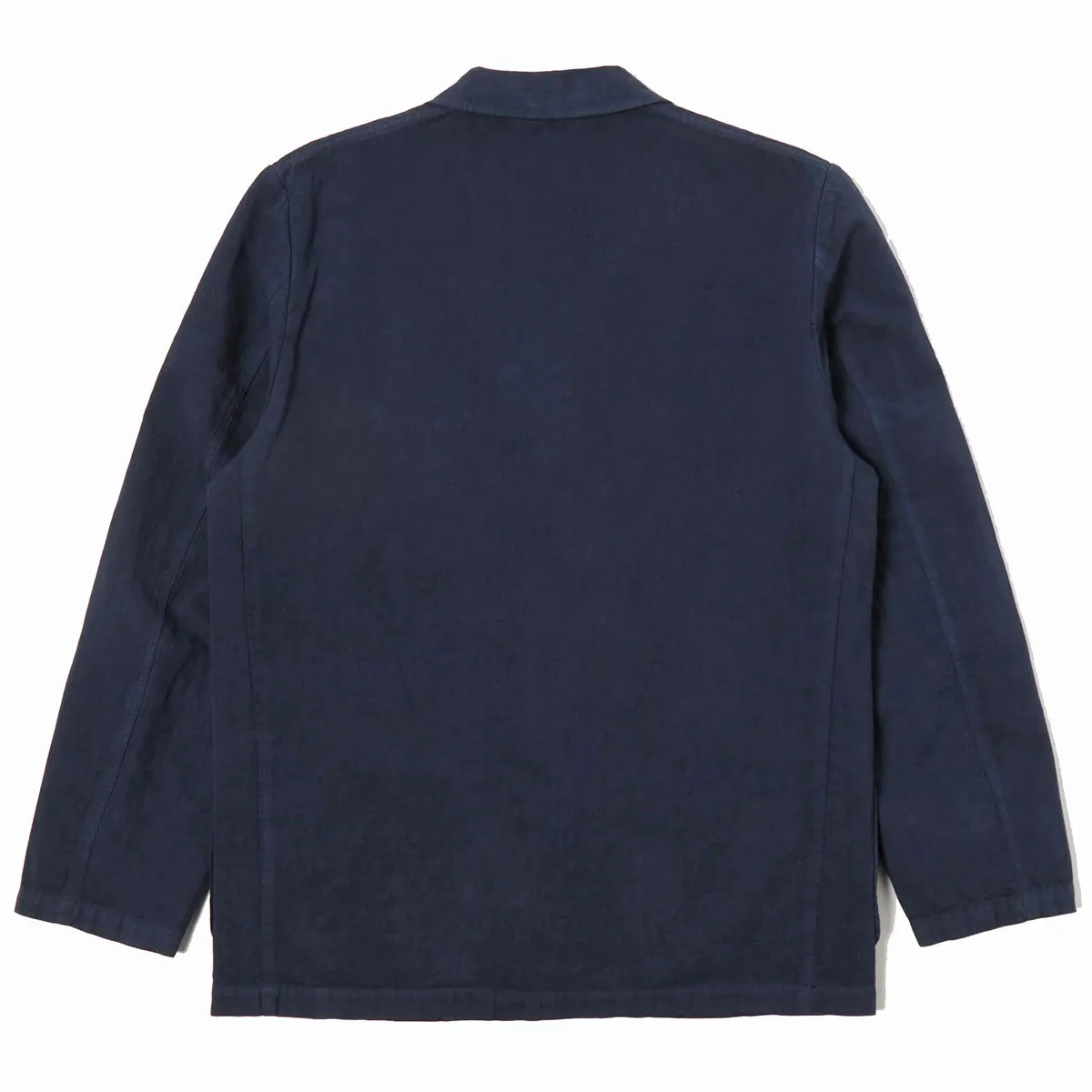 Universal Works Linen Slub Weave Three Button Jacket Navy