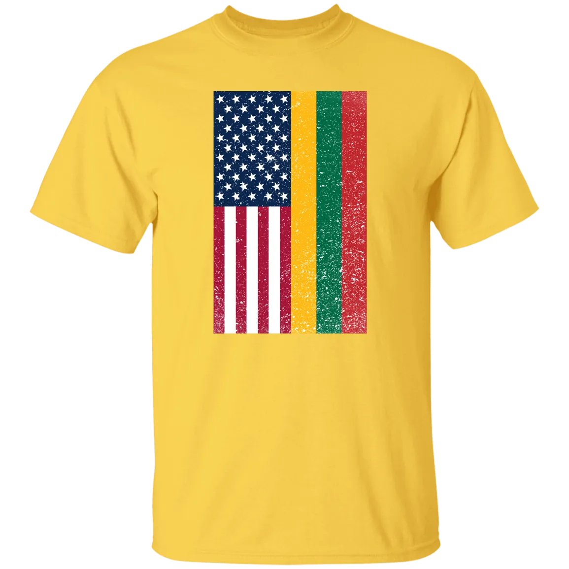 USA Lithuania Flag - Men's Classic Short Sleeve T-Shirt